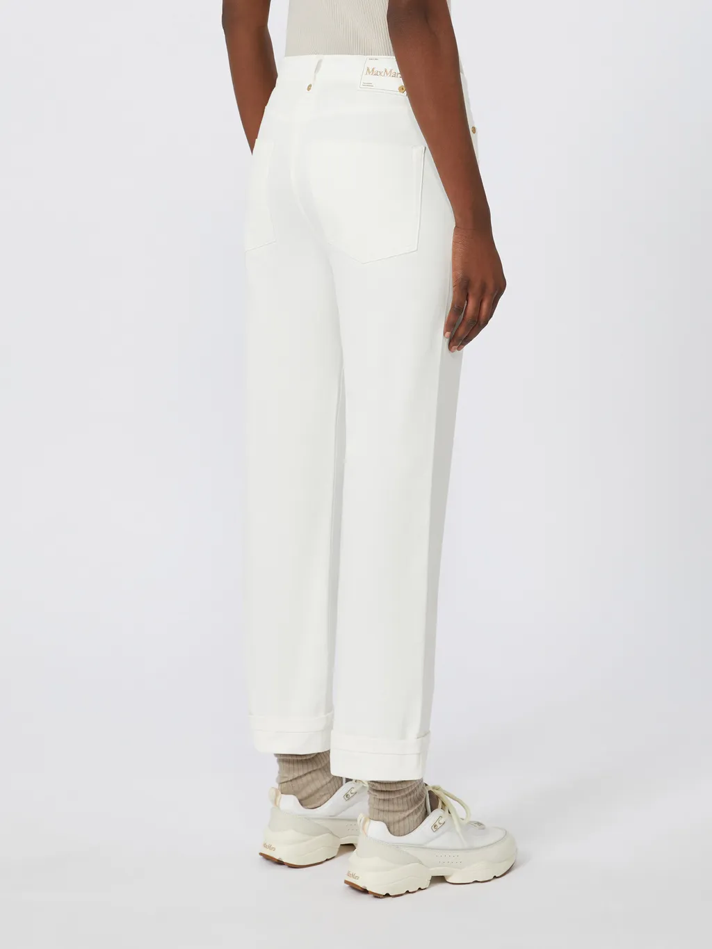 Stretch Cotton Bull Denim Jeans
