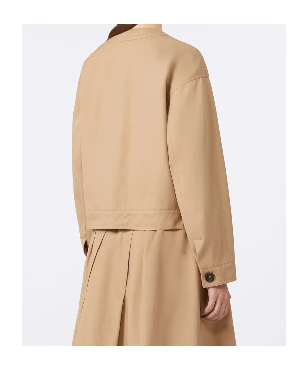 Cotton Twill Bomber Jacket