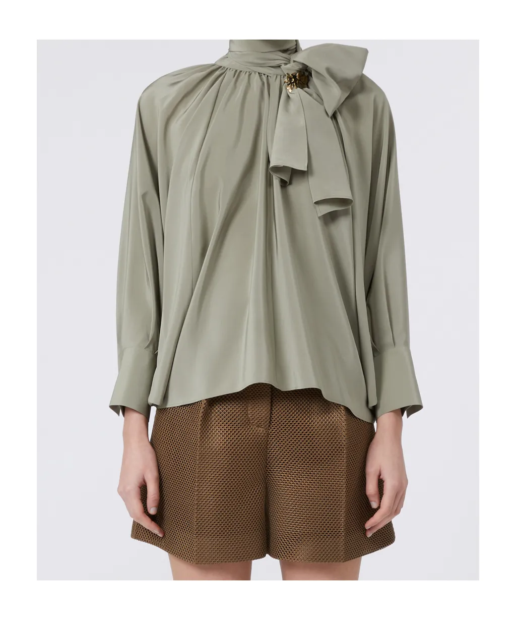 Leonida Bow Plaque Shirt