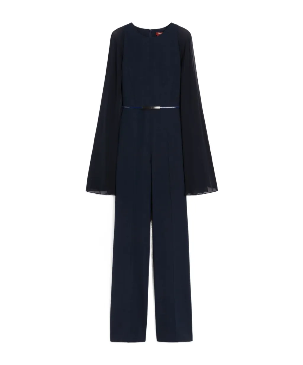 Vertice Crewneck Long-Sleeved Jumpsuit