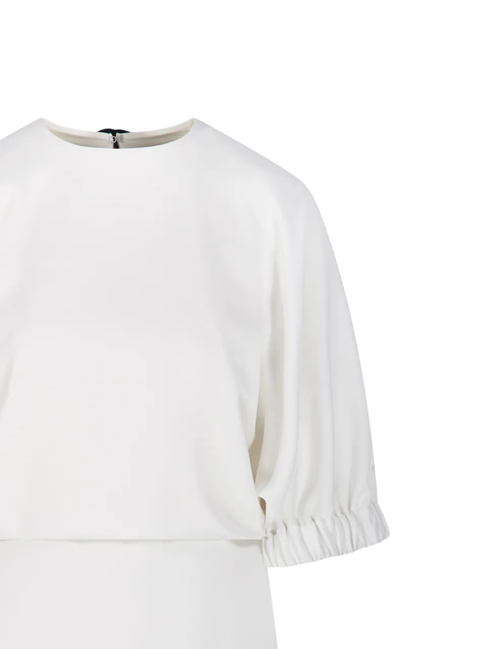 Pianoforte Rum Crewneck Bow Detailed Dress