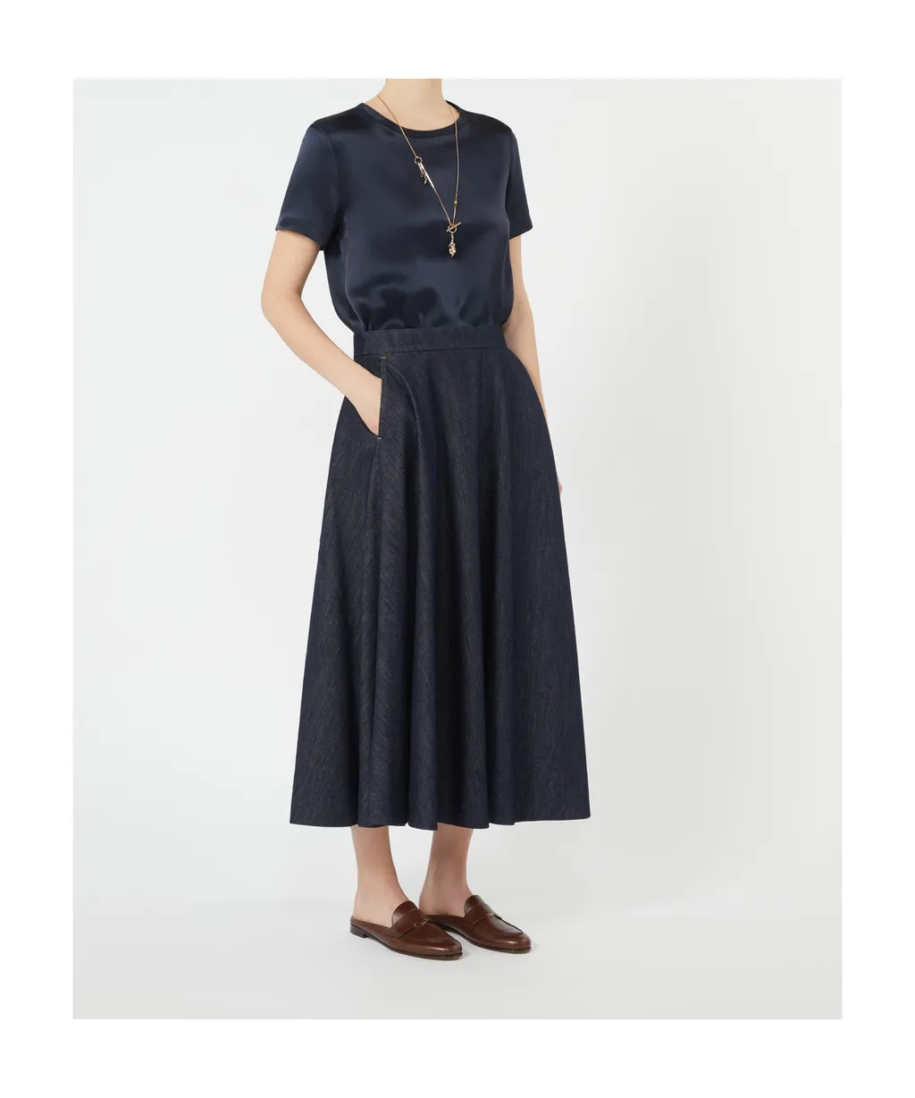 Viscose Satin T-Shirt