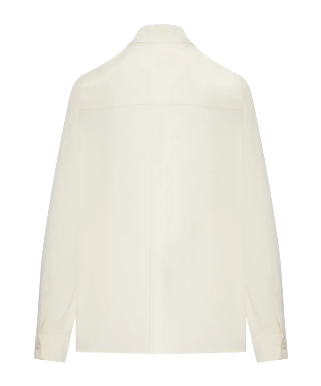Long-Sleeved Button-Up Shirt