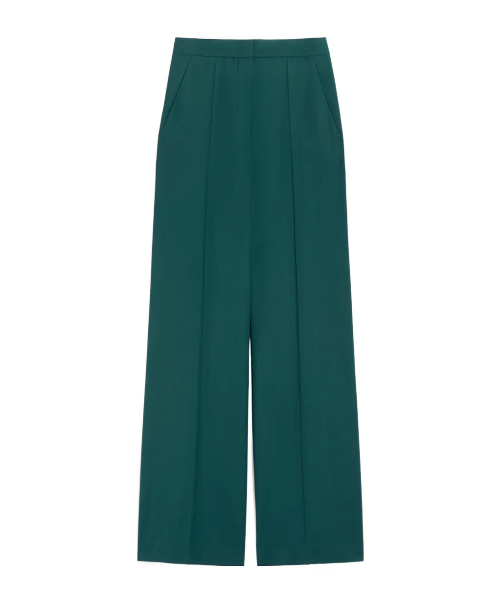 Fernet High-Waist Wide-Leg Trousers