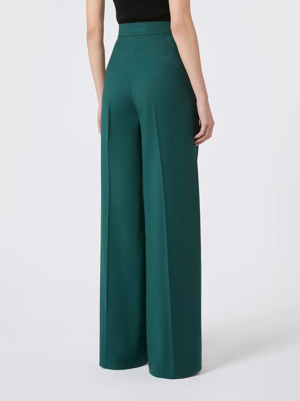 Fernet High-Waist Wide-Leg Trousers