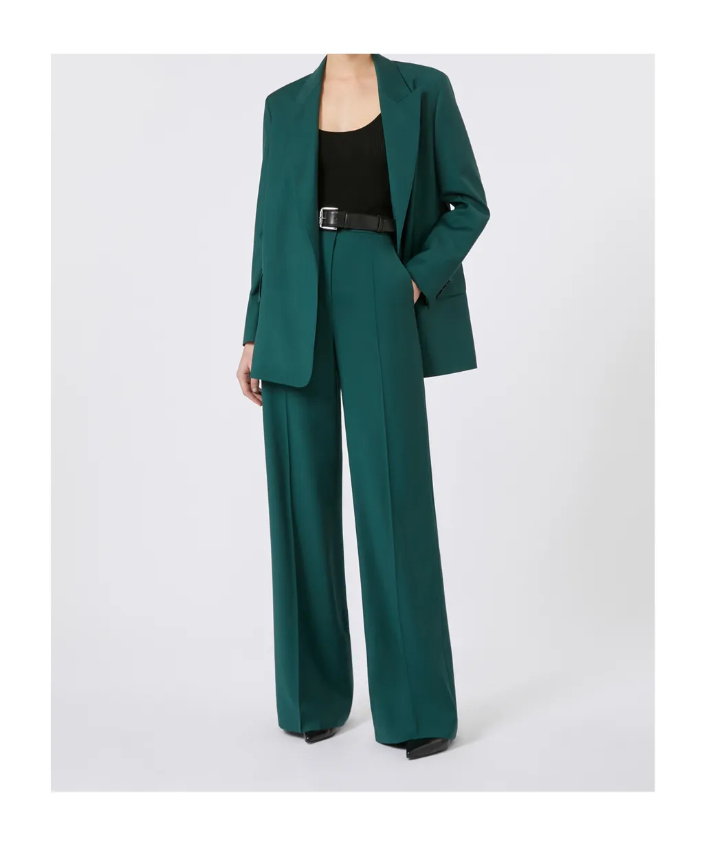 Fernet High-Waist Wide-Leg Trousers
