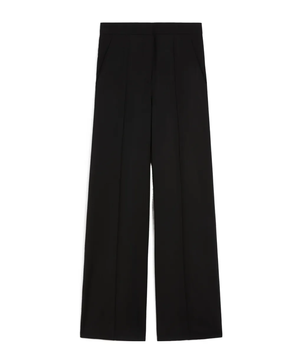 High-Waist Wide-Leg Trousers