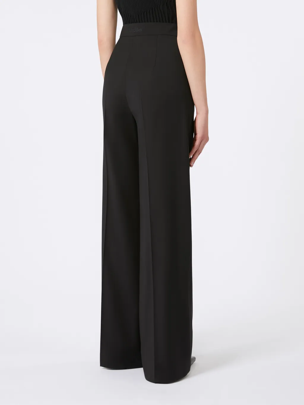 High-Waist Wide-Leg Trousers