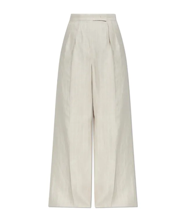 Rauche Wide-Leg Trousers
