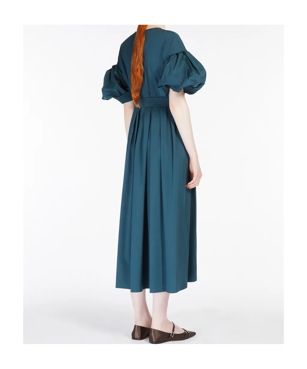 Stretch Poplin Sheath Dress