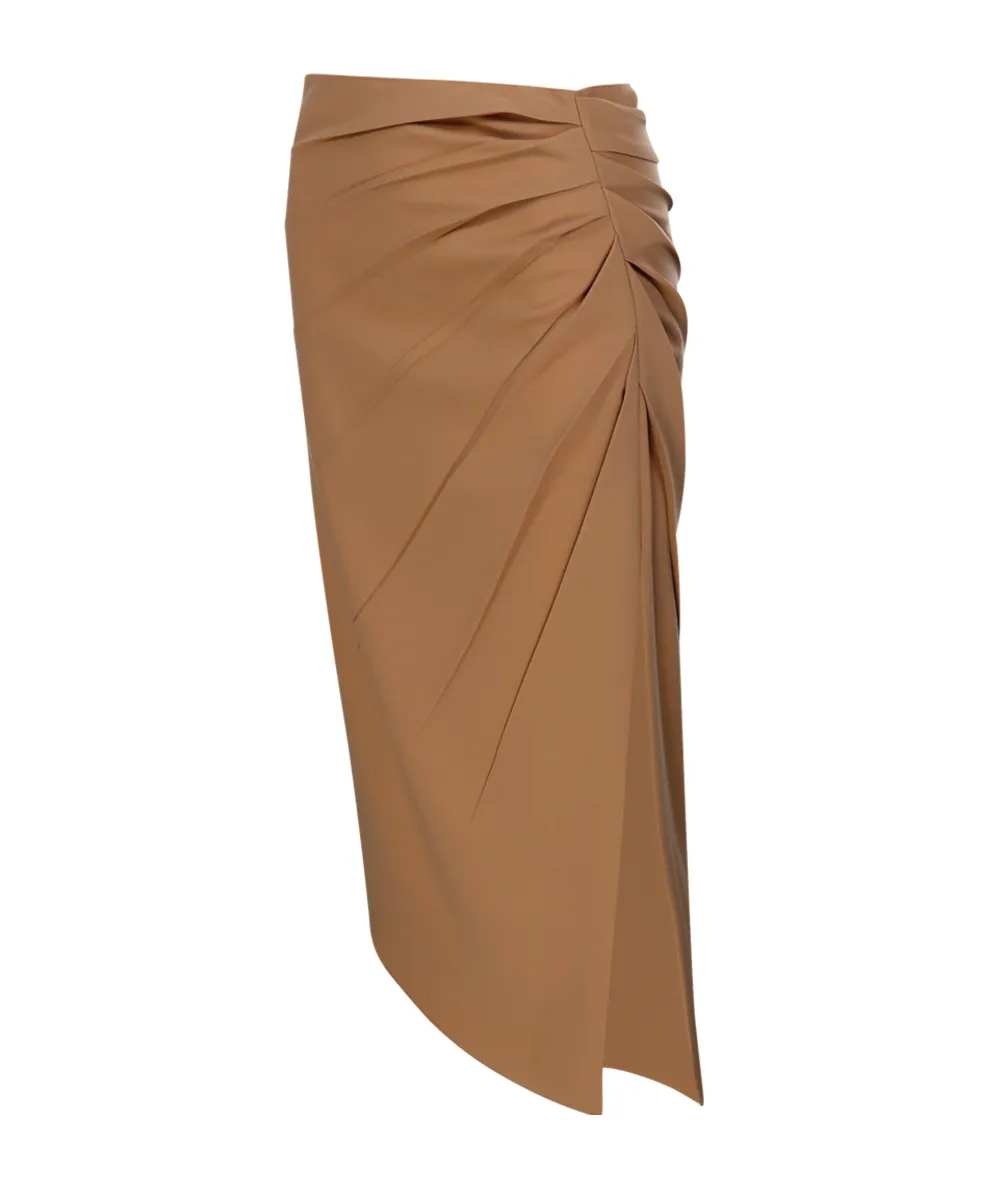 Ruched Detail Passo Midi Skirt