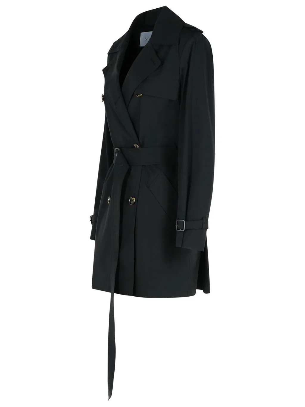 Belted Button-Up Trench Coat