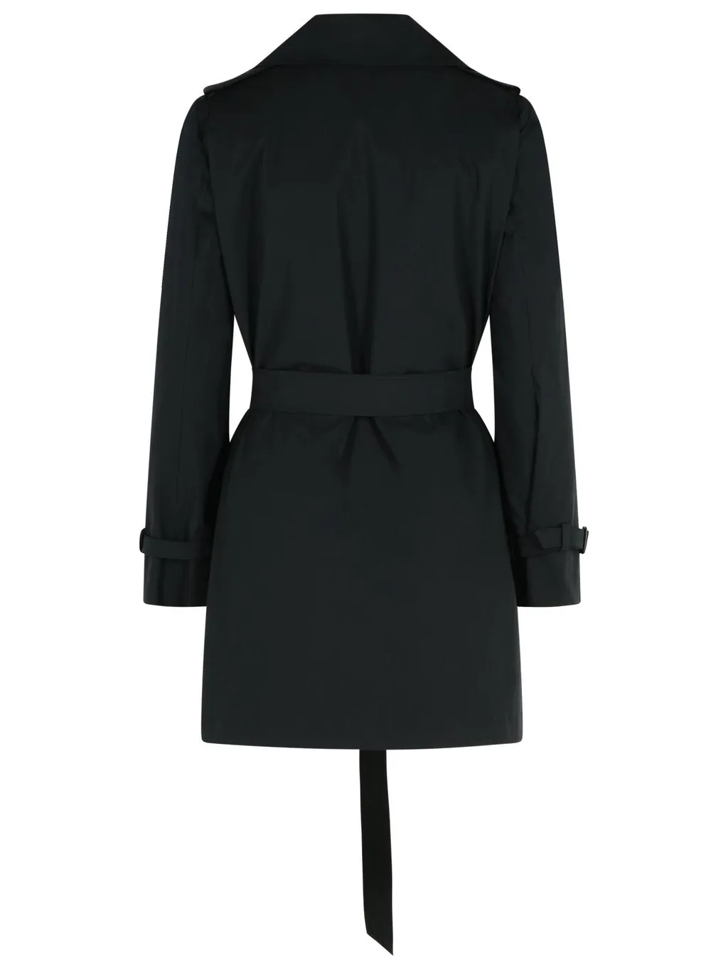 Belted Button-Up Trench Coat