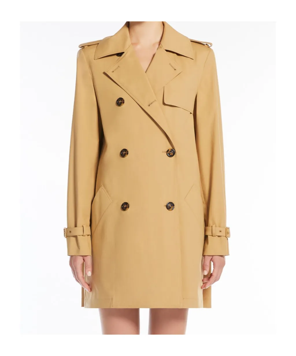 Landa Double-Breasted Belted Coat