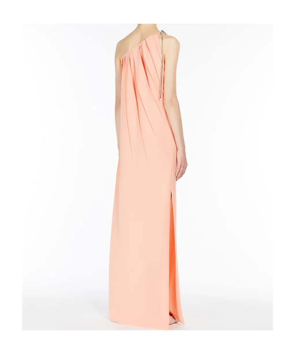 Pontida Pleated One-Shoulder Dress