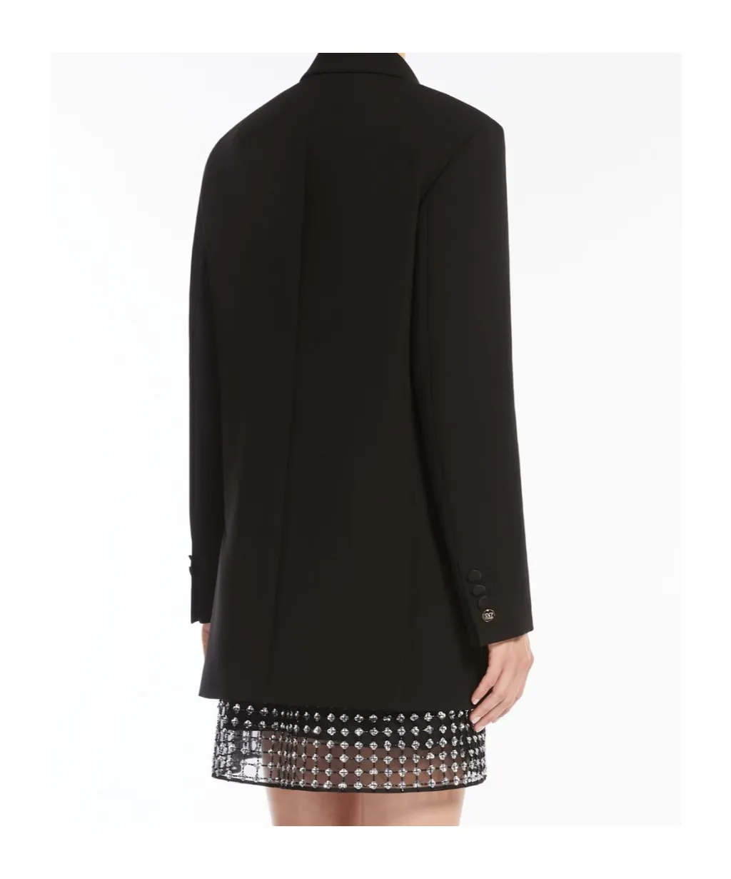 Double-Breasted Cady Blazer