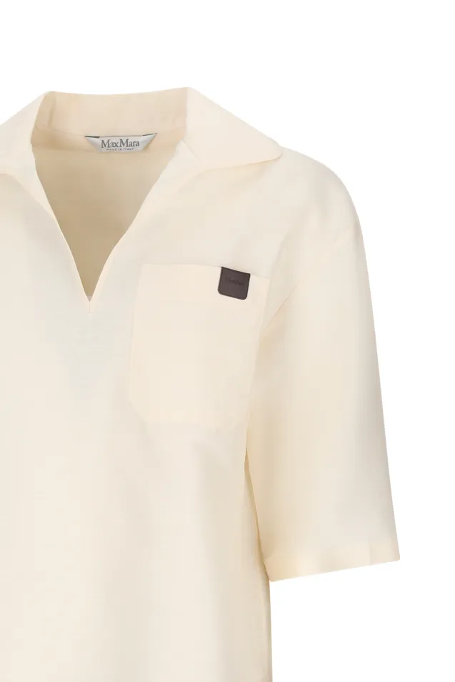 Osiride V-Neck Short-Sleeved Top