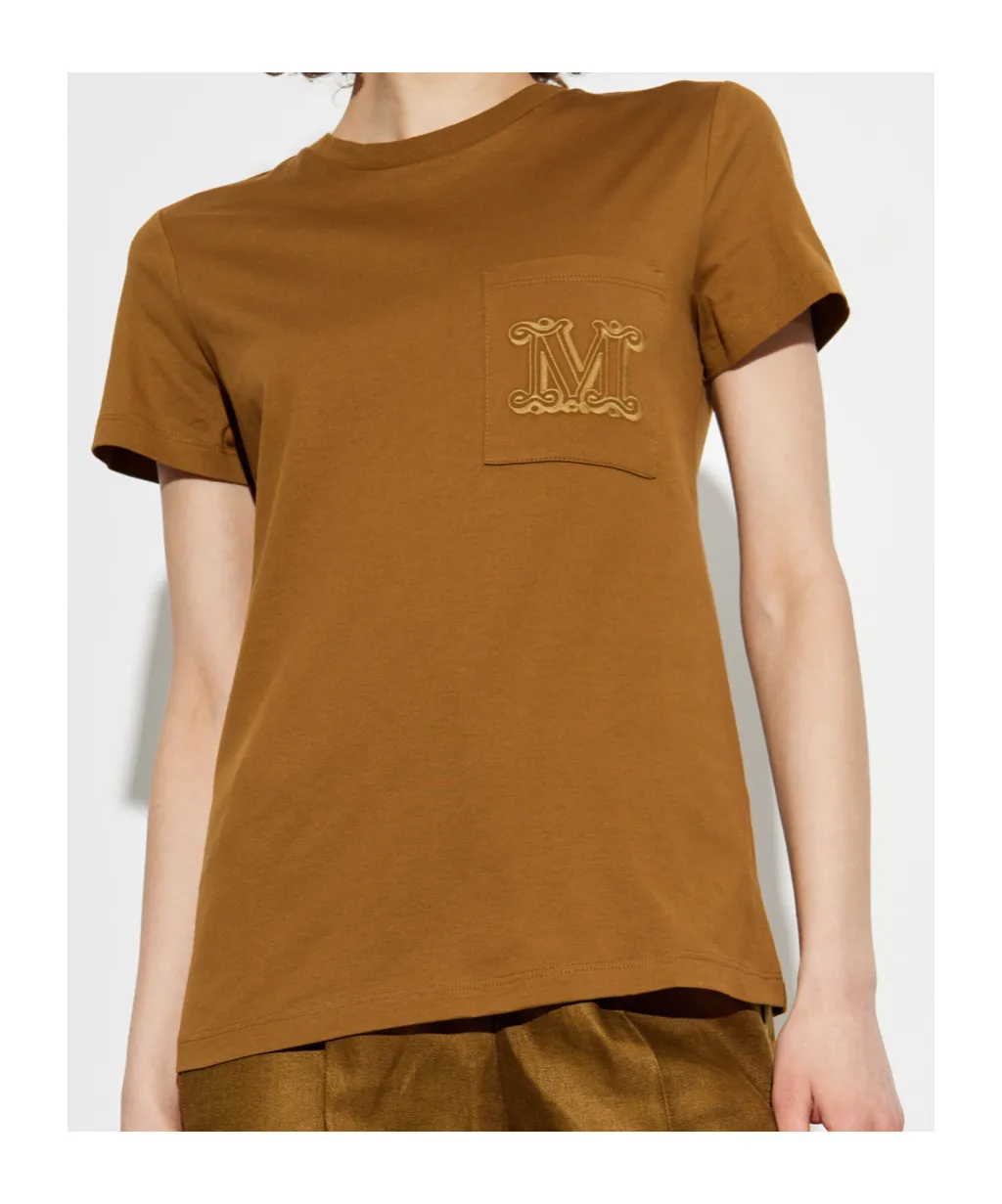 Logo Embroidered Crewneck T-Shirt