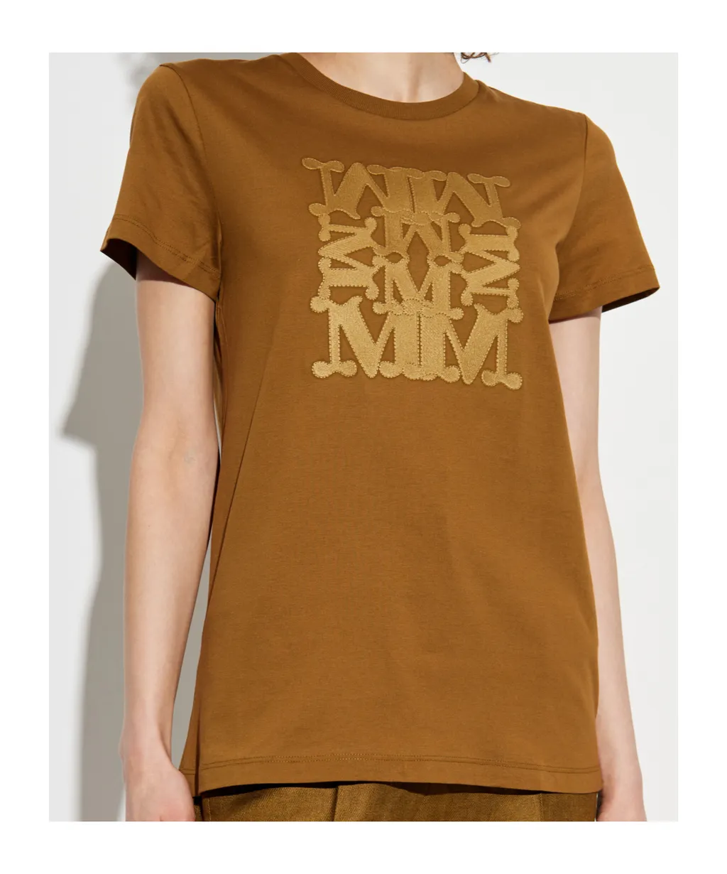 Logo Embroidered Crewneck T-Shirt