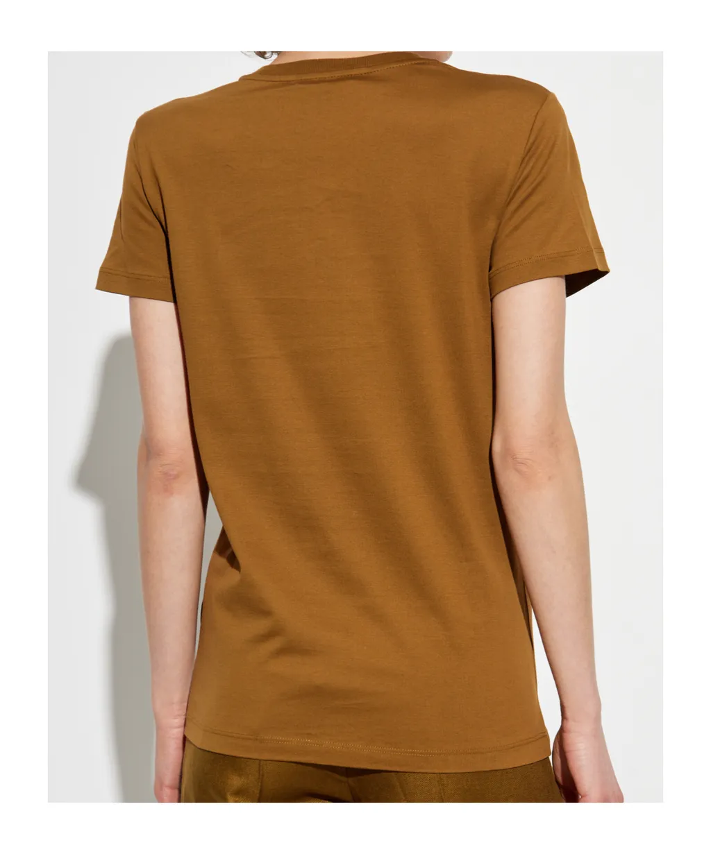 Logo Embroidered Crewneck T-Shirt