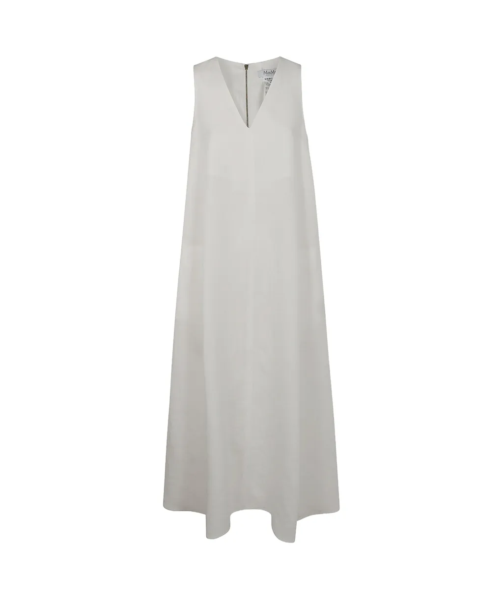 V-Neck Sleeveless Dress