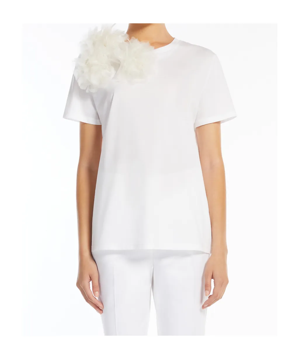 Studio Sughero Floral Embellished Crewneck T-Shirt