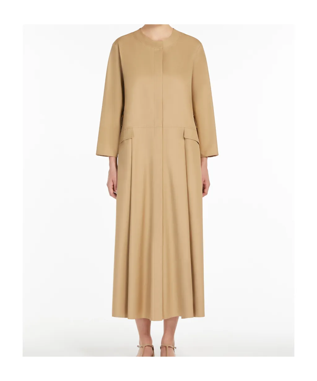 Loose Cotton Twill Dress