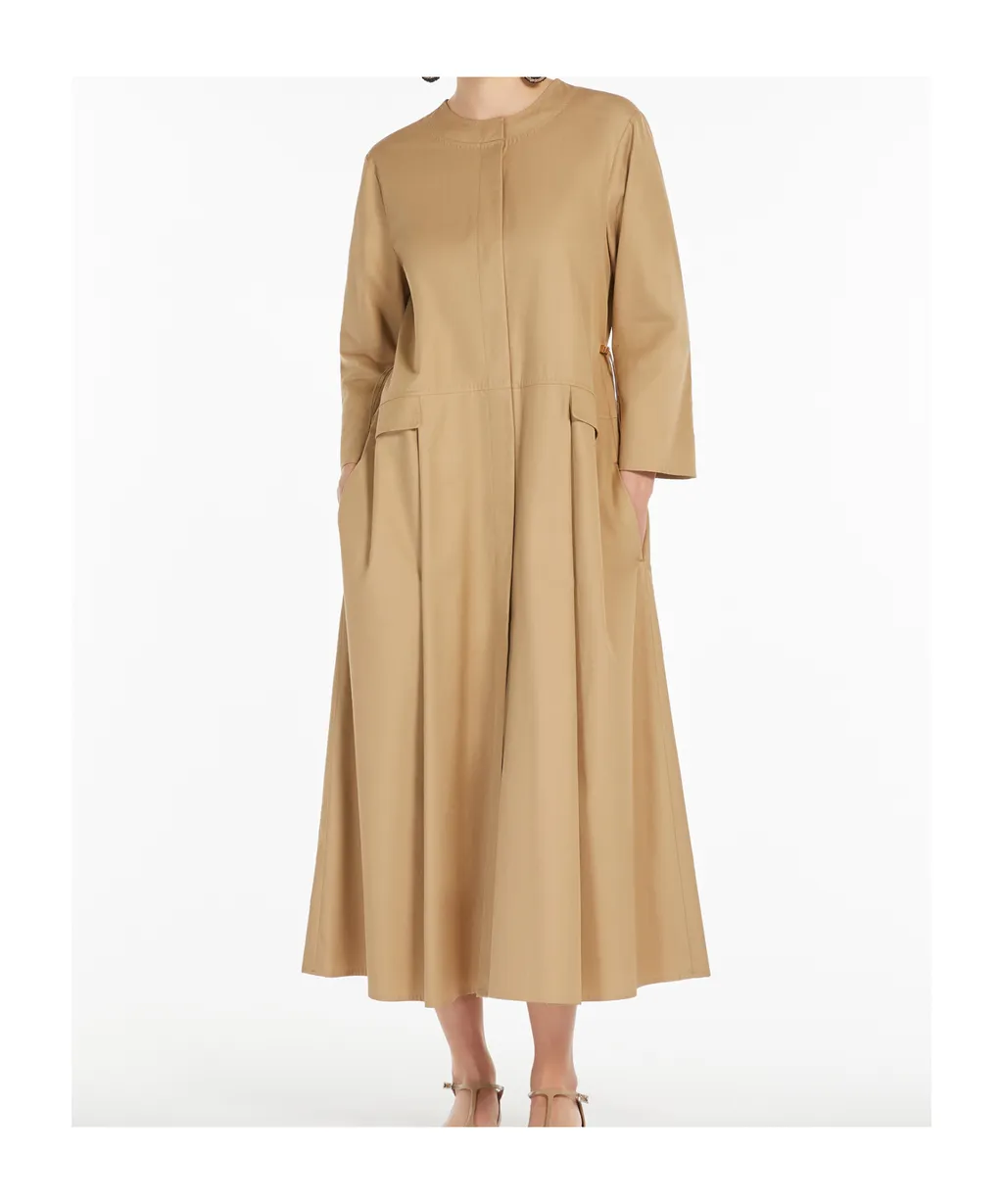 Loose Cotton Twill Dress