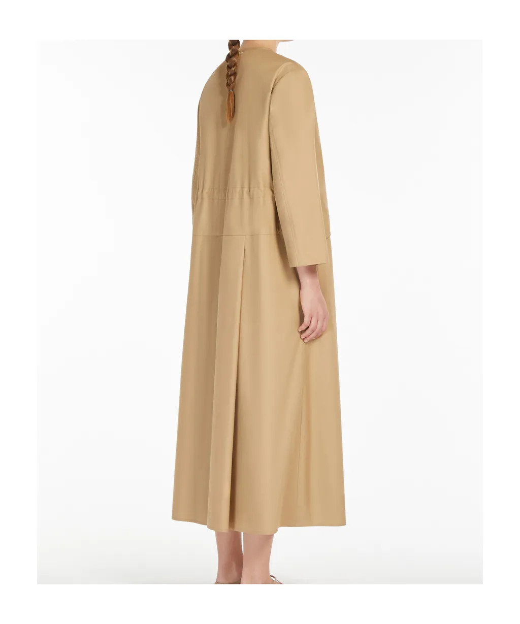 Loose Cotton Twill Dress