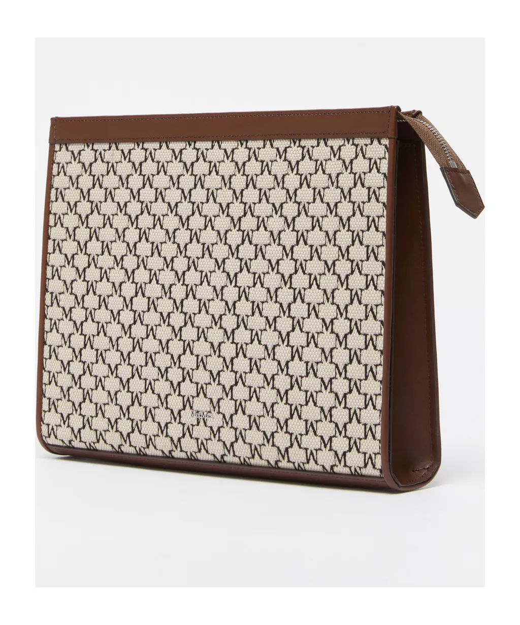 Cotton Jacquard Medium Pouch