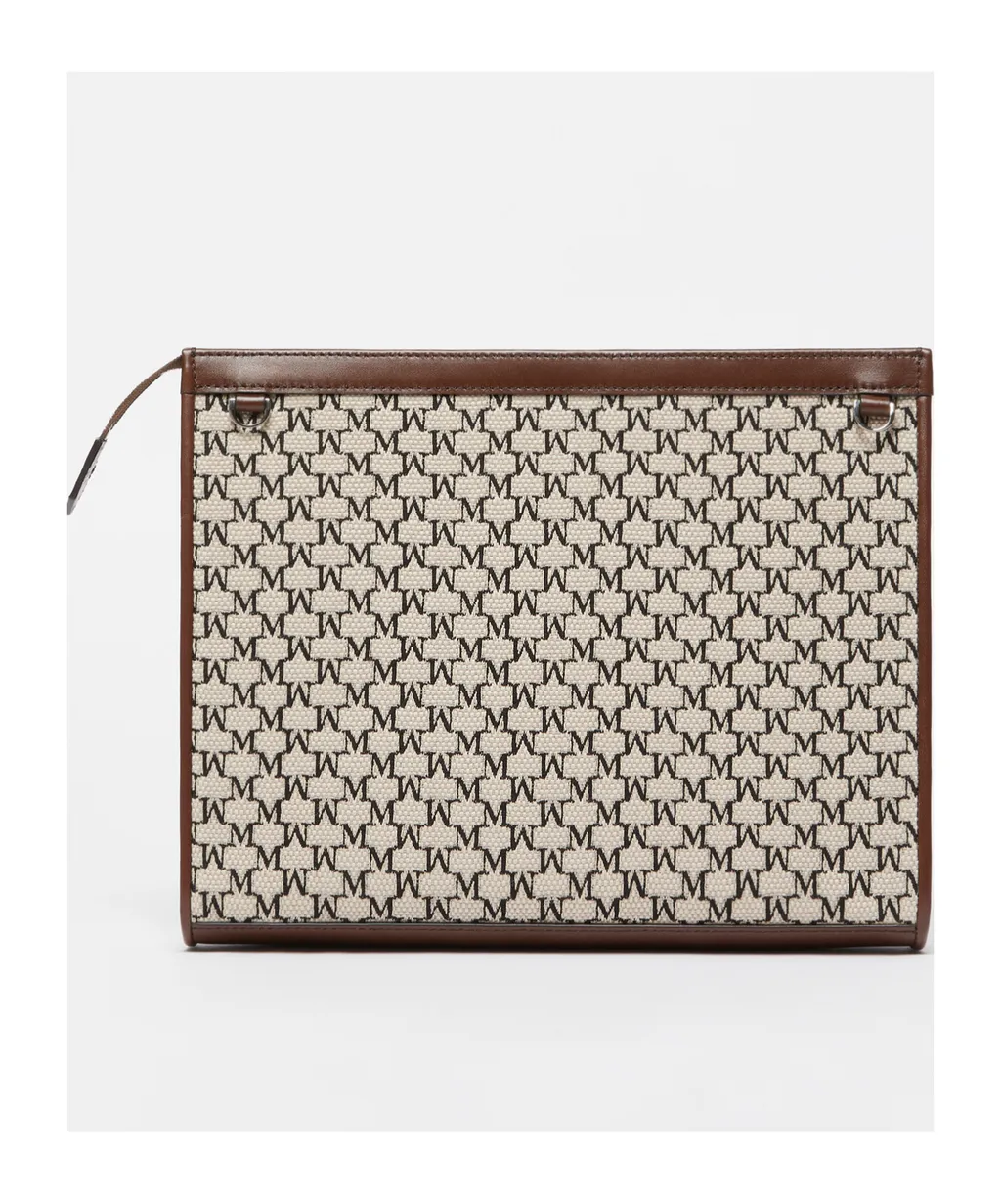 Cotton Jacquard Medium Pouch