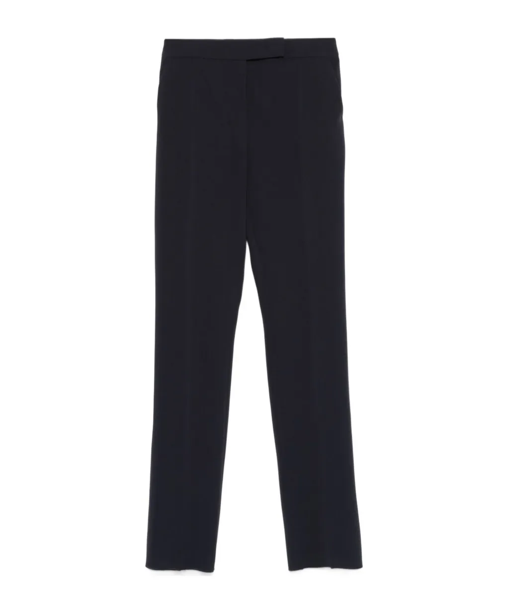Pianoforte Pleat Detailed Straight Leg Pants