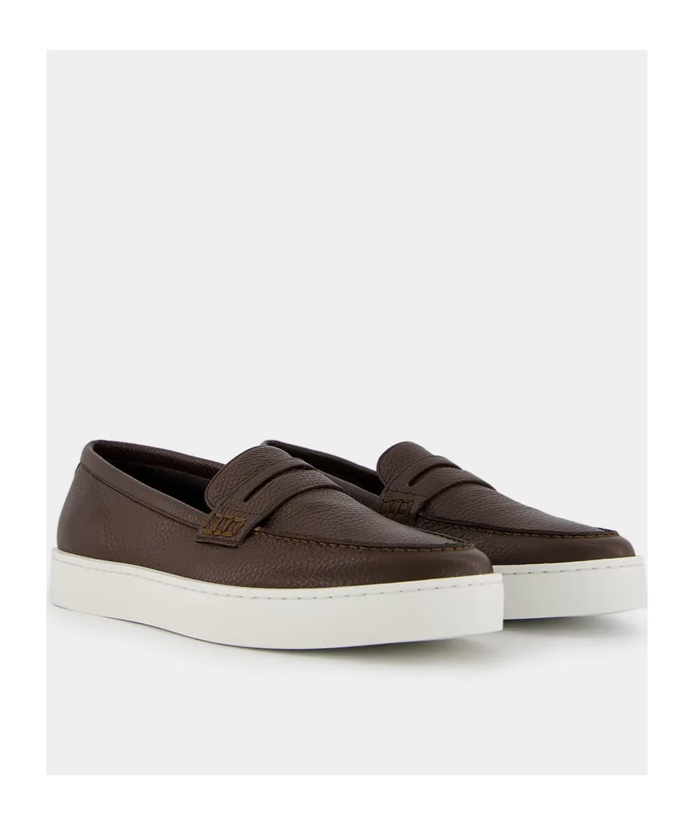 Round Head Loafer Shoes