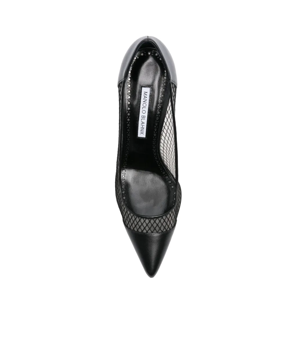 Capcour Mesh-Panelled Pumps