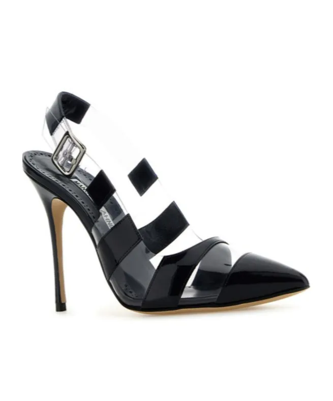 Pointed High-Heeled Sandals