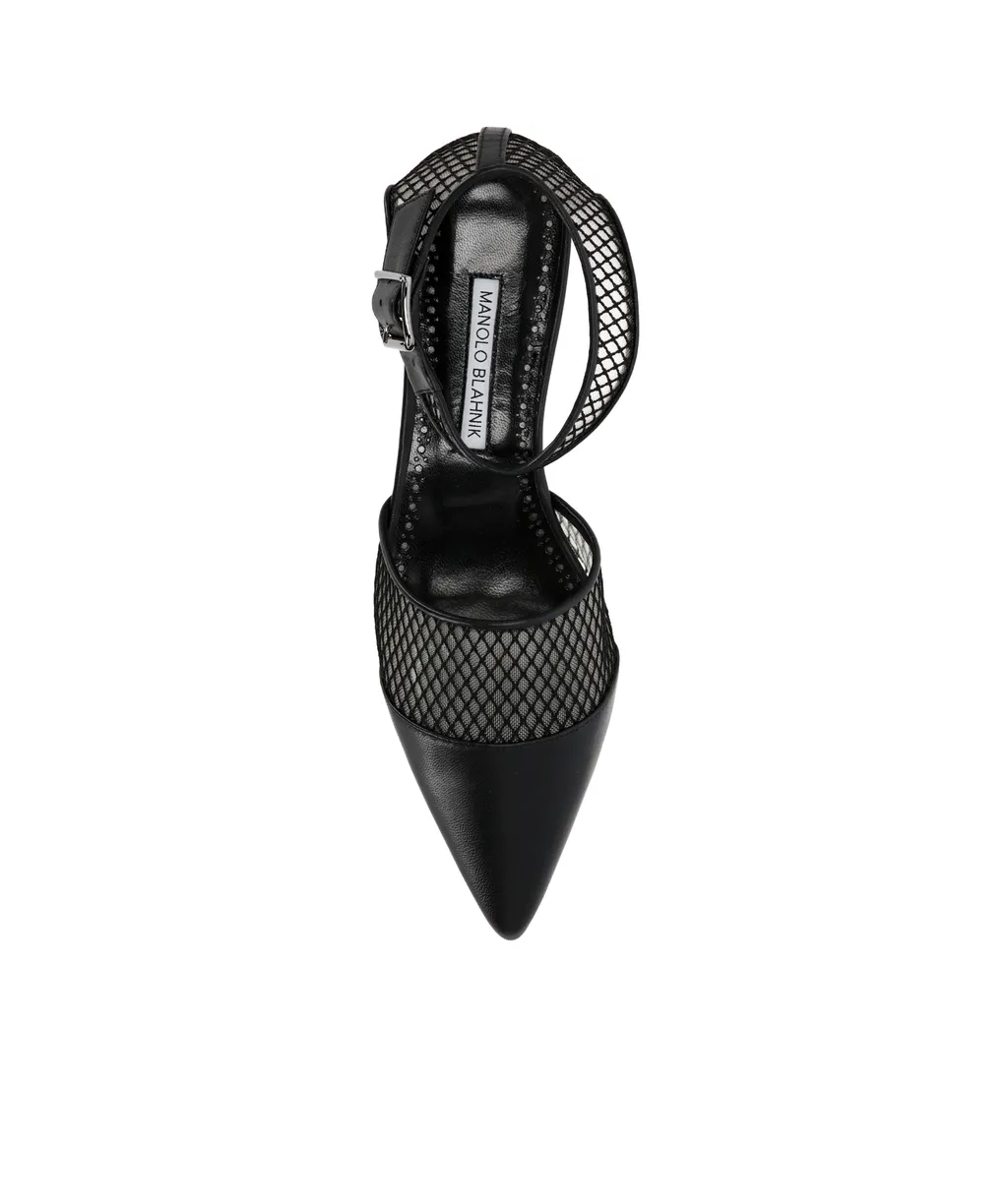 Mesh Panelled Ballerina Shoes