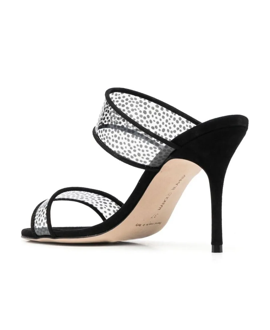 Round Head High-Heeled Sandals