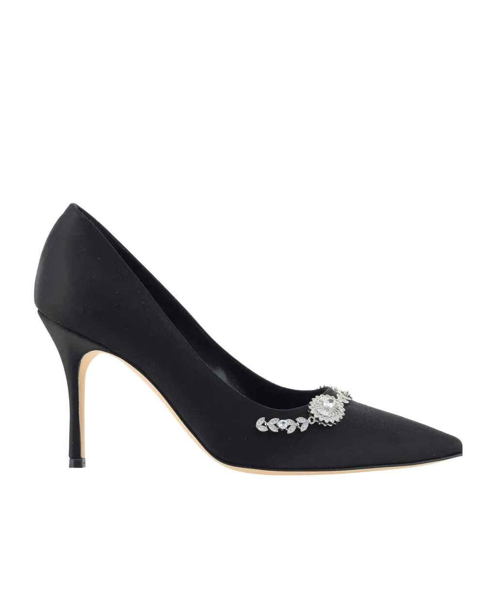 Lamikpump Embellished Satin Pumps
