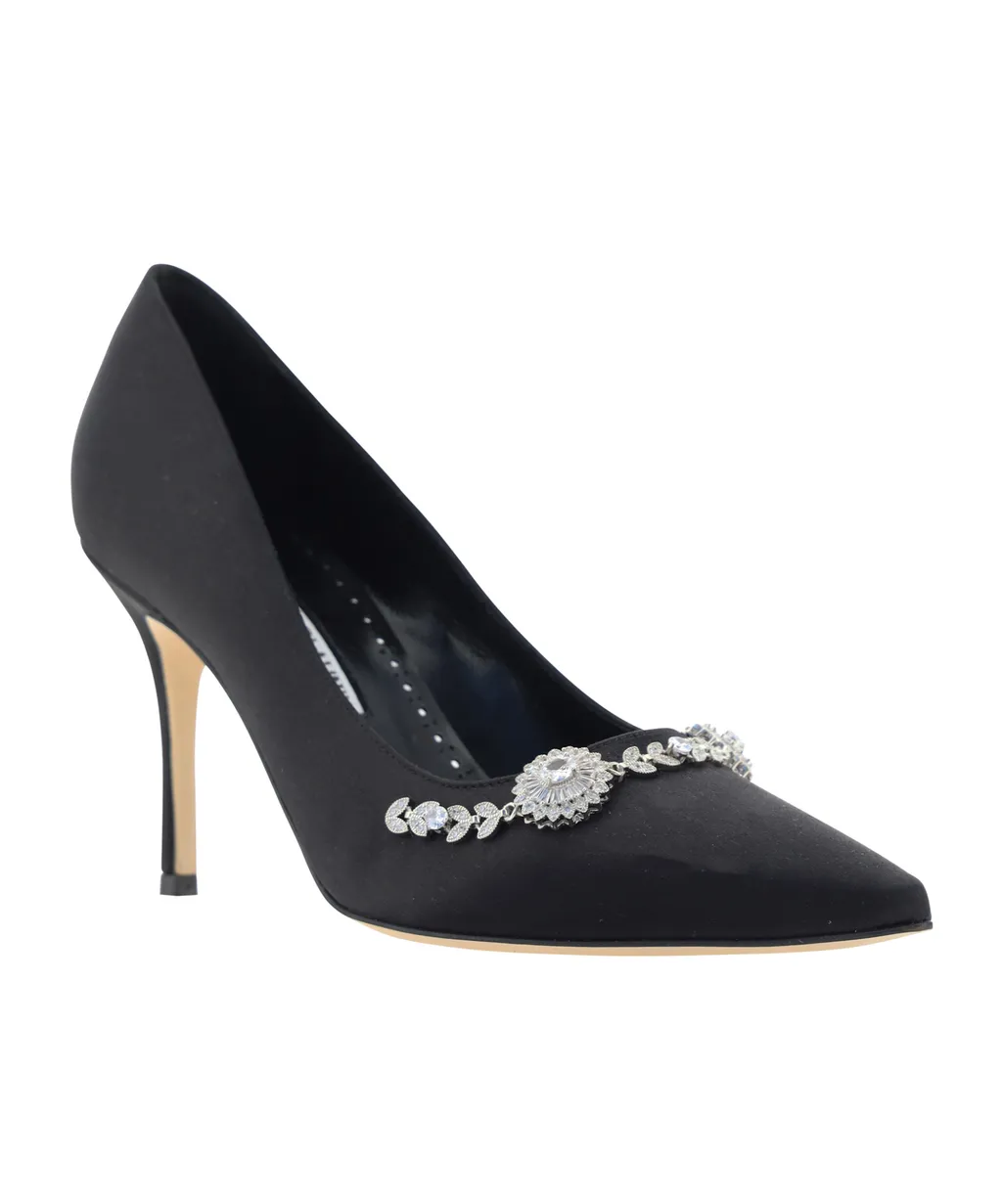 Lamikpump Embellished Satin Pumps