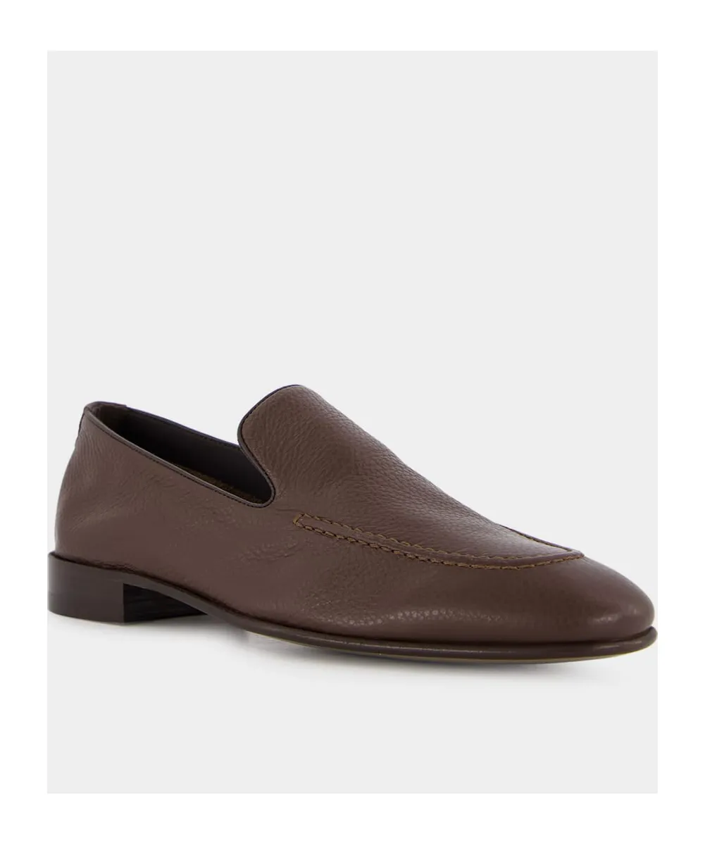 Round Head Loafer Shoes