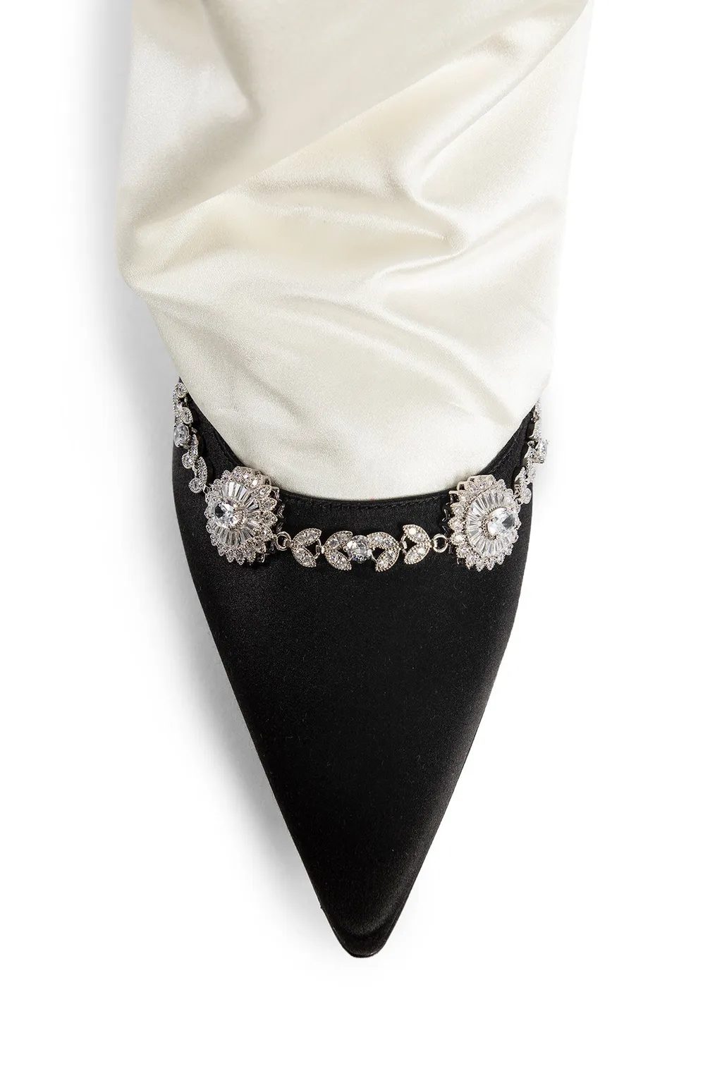 Satin Decorative High Heels