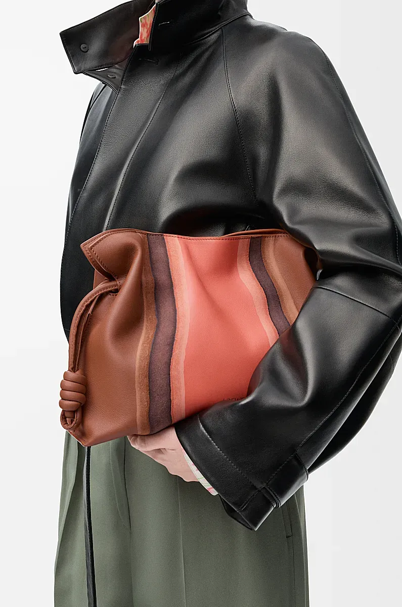 Medium Flamenco Clutch In Nappa Calfskin