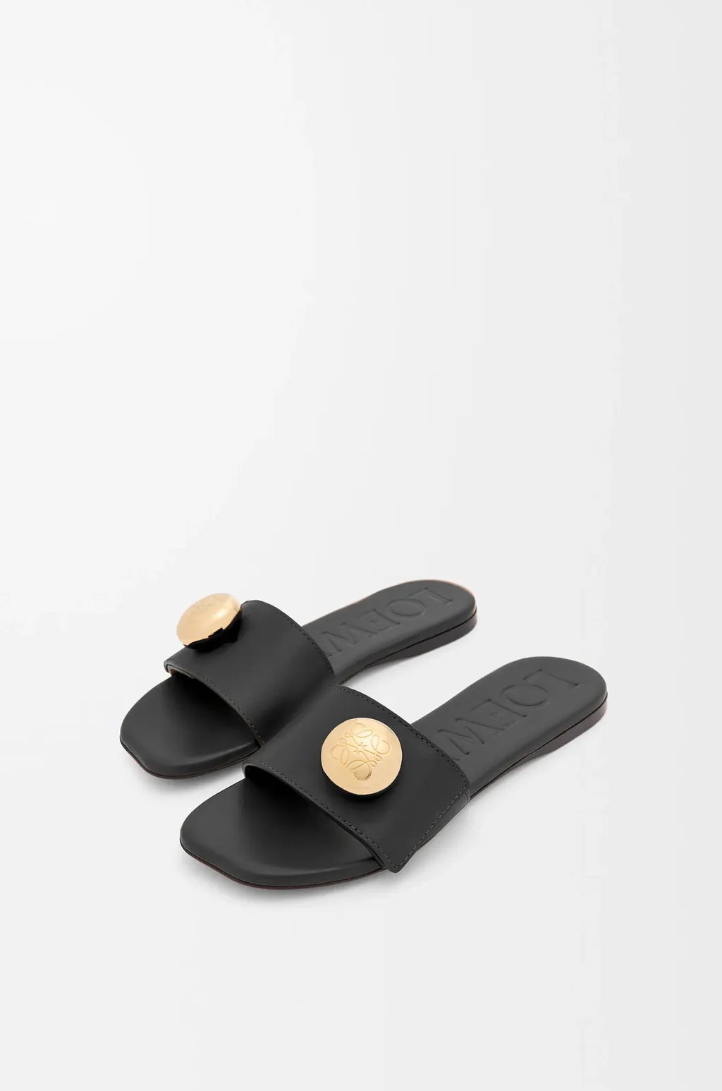 Pebble Slide In Soft Calfskin