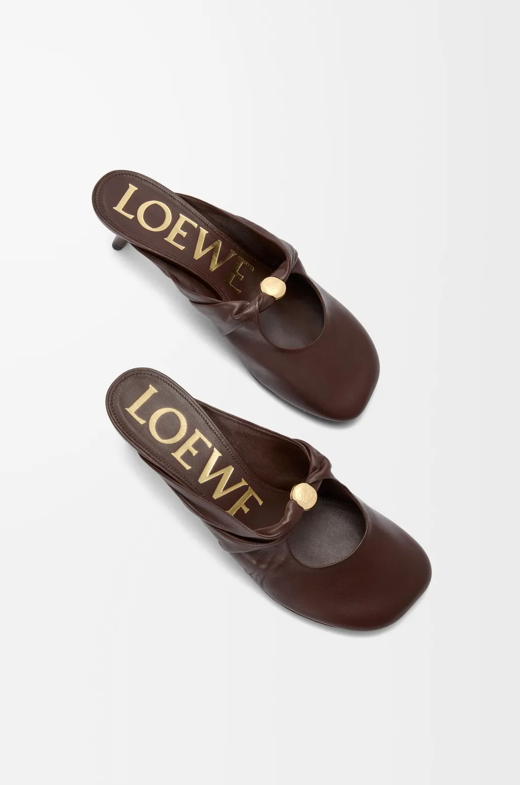 Pebble Soft Mule In Nappa Lambskin