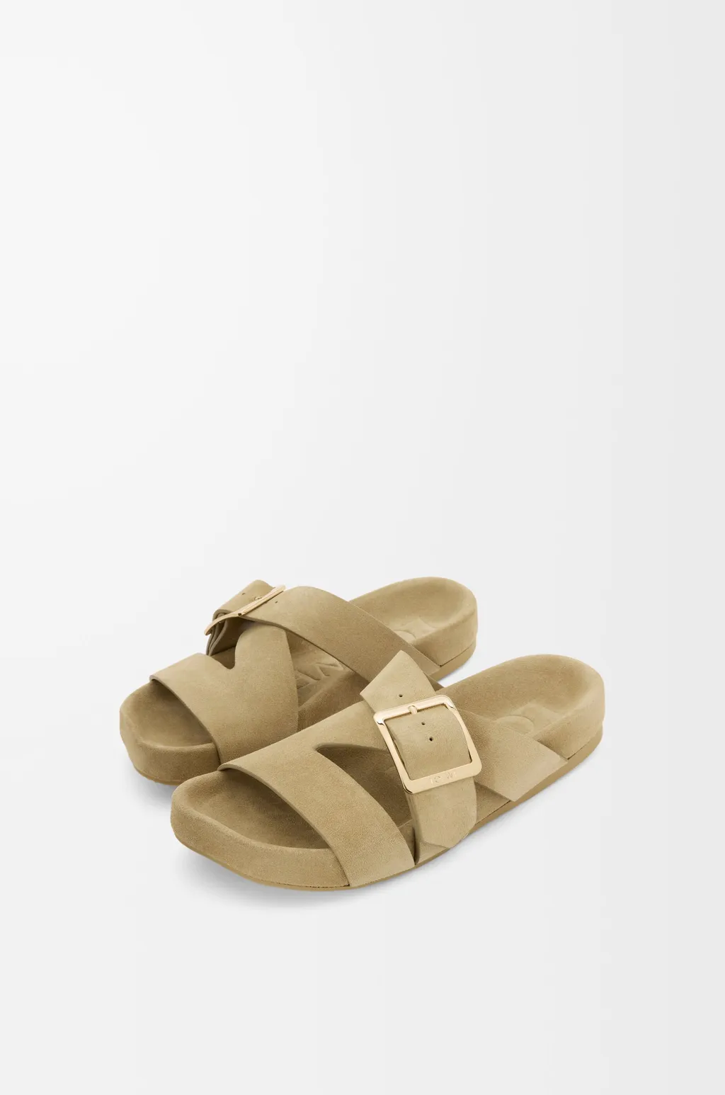 Ease Buckle Slide In Suede