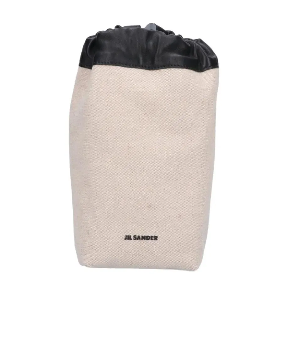 Logo-Print Pouch Bag
