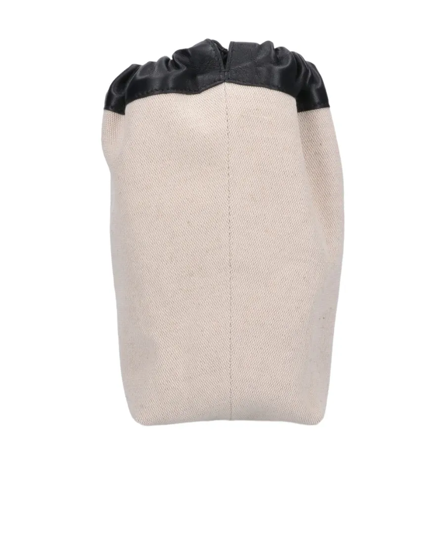 Logo-Print Pouch Bag