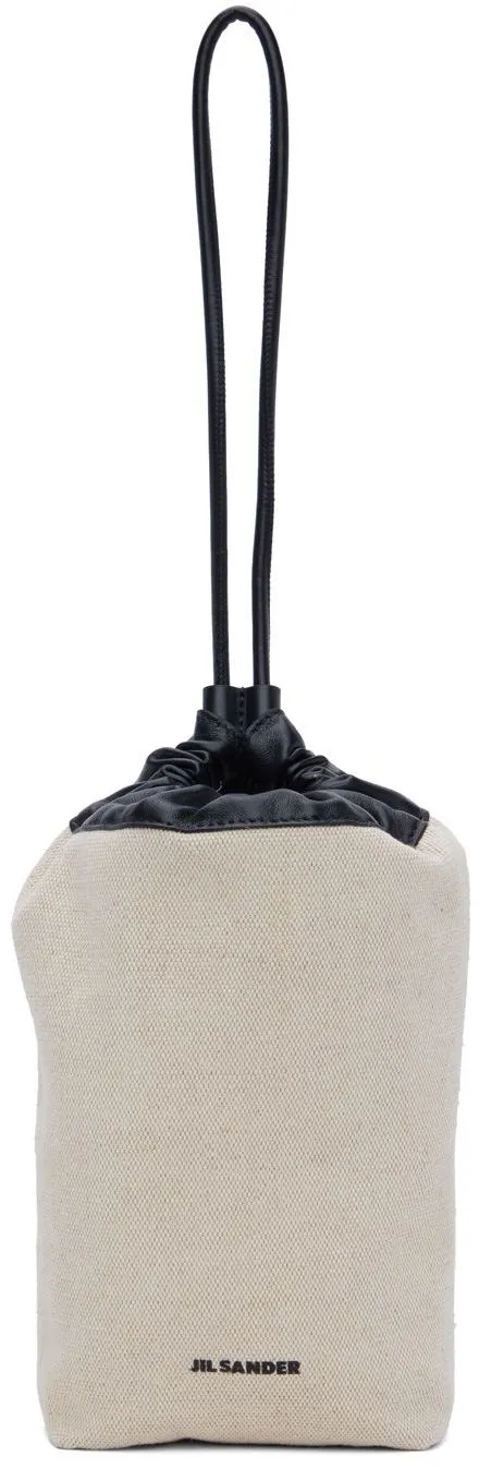 Logo-Print Pouch Bag