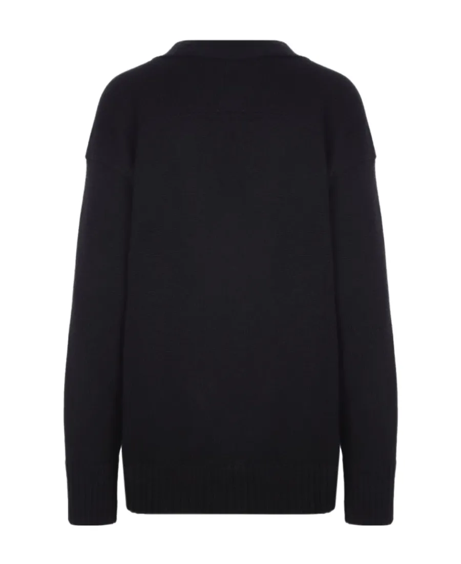 V-Neck Knitted Cardigan