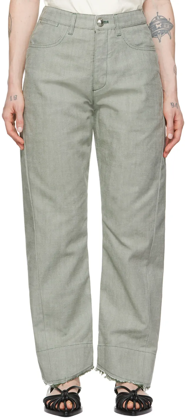 High-Rise Wide-Leg Trousers